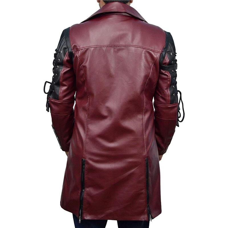 外贸男士万圣节中世纪服装朋克哥特风皮衣外套男W0012P160,男装皮衣,星座1217-1