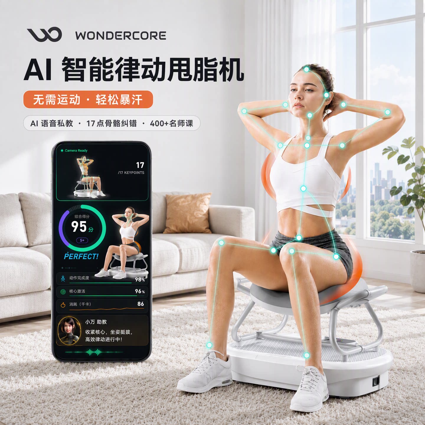 甩脂机抖抖律动机减肥懒人神器辅助瘦身全身瘦肚子减小腹家用运动