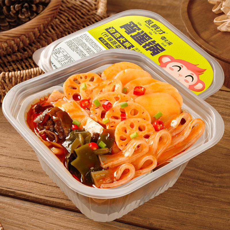 蔬菜自热小火锅乱劈才麻辣烫