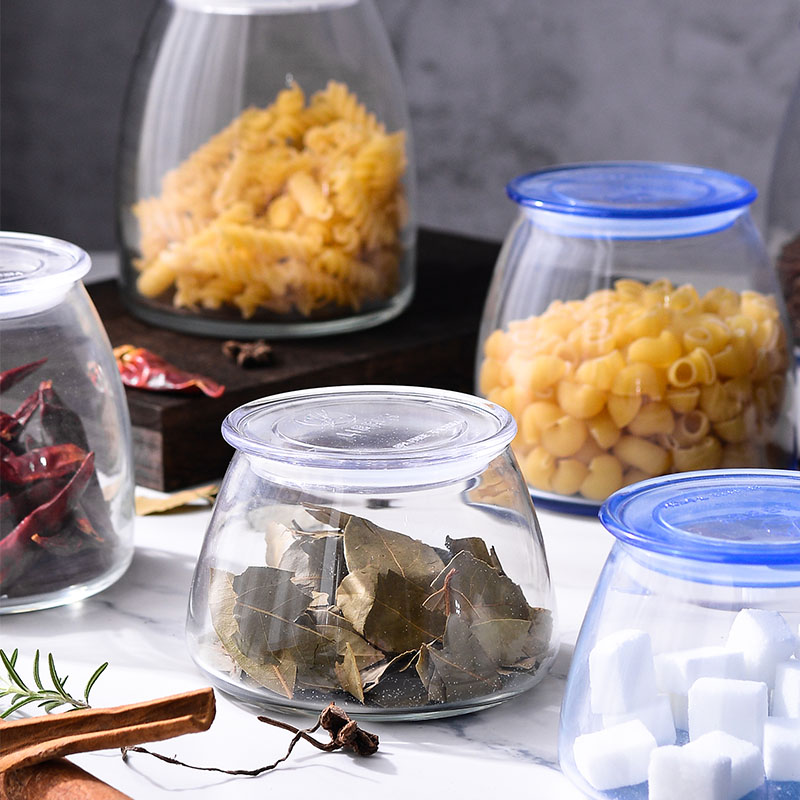 利比无铅玻璃食品级密封罐杂粮收纳瓶子大容量储物罐干果奶粉罐子