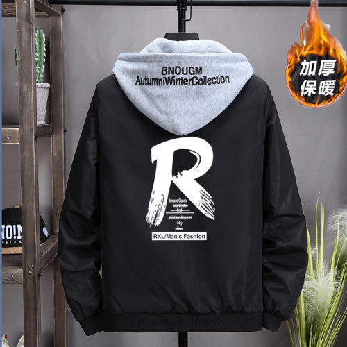 男生二棉秋冬款外套潮流帅气百搭