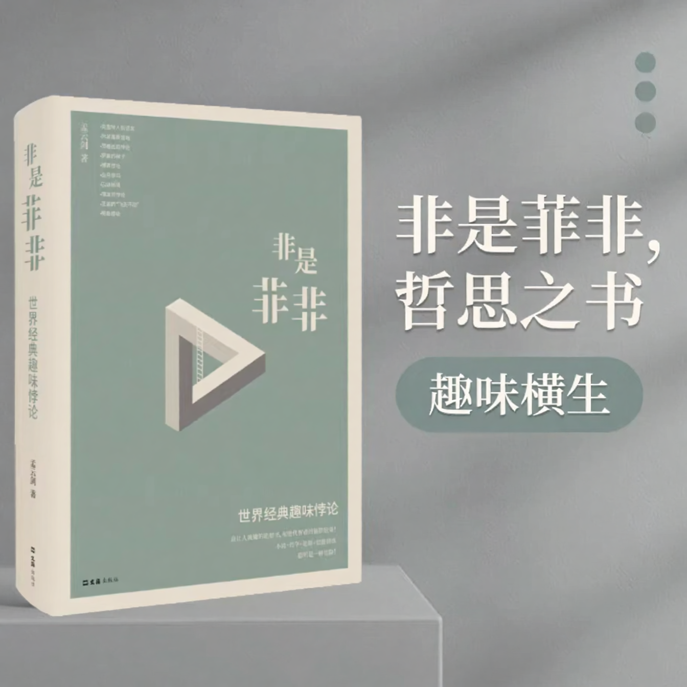 正版现货 非是非非 世界经典趣味悖论 孟云剑 百班千人寒假也读书单 文汇出版社9787549631230