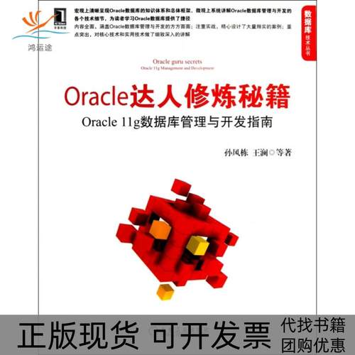【正版书包邮】Oracle达人修炼秘籍Oracle11g数据库管理与开发指南数据库技术丛书孙风栋王澜机械工业