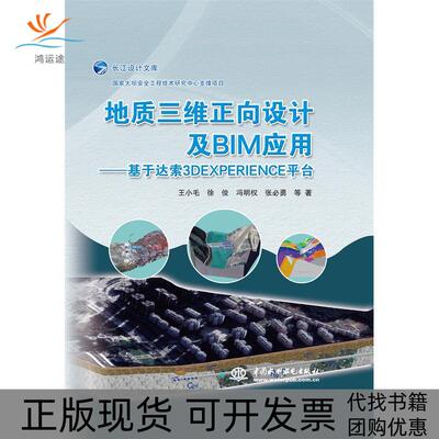 【正版书包邮】地质三维正向设计及BIM应用基于达索3DEXPERIENCE平台王小毛中国水利水电出版社