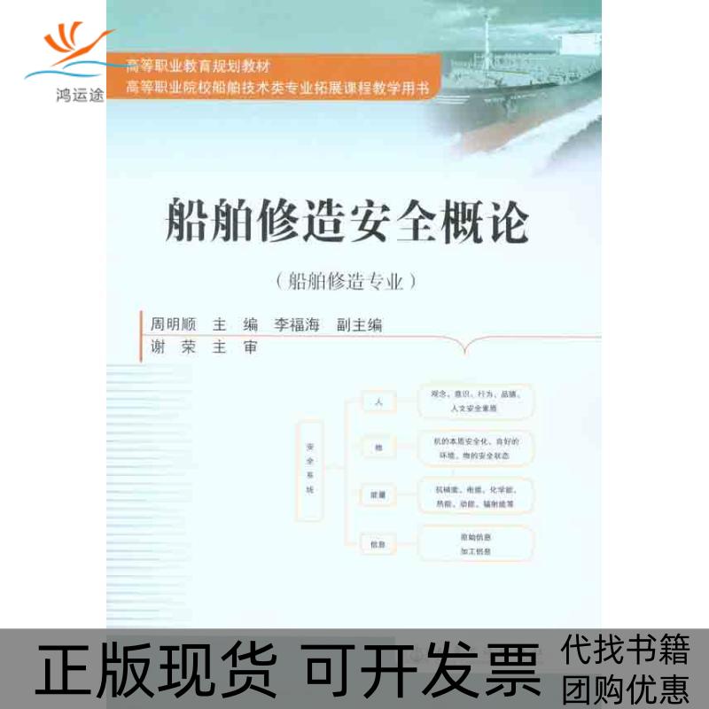 【正版书包邮】船舶修造安全概论周明顺人民交通出版社
