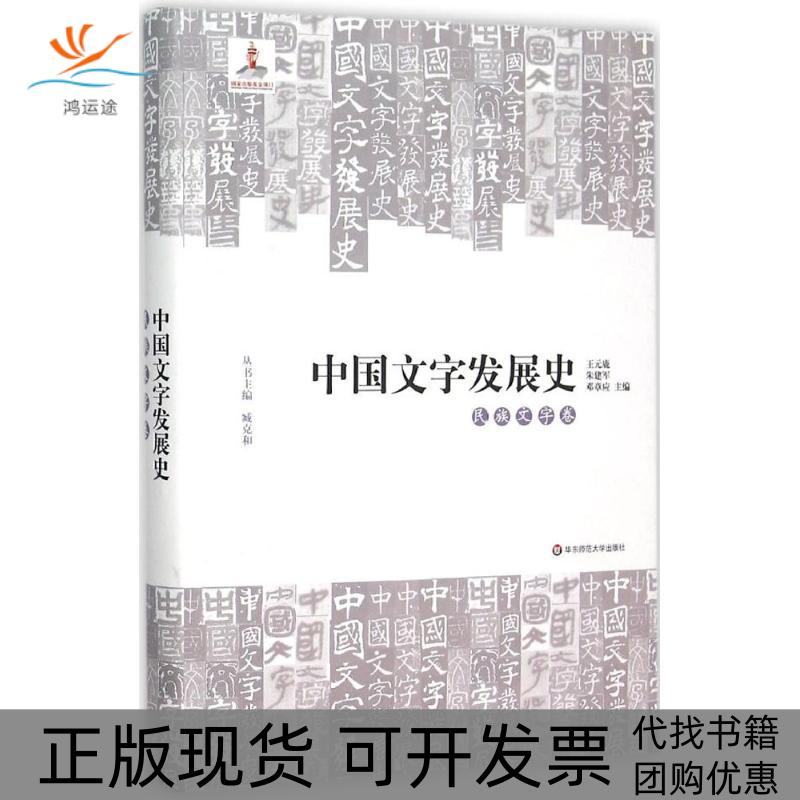 【正版书包邮】中国文字发展史民族文字卷王元鹿华东师范大学出版社
