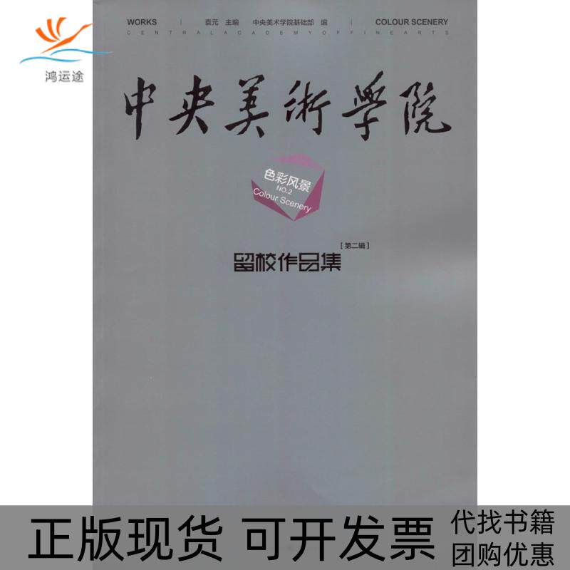 【正版书包邮】中央美术学院留校作品集22色彩风景袁元重庆出版社