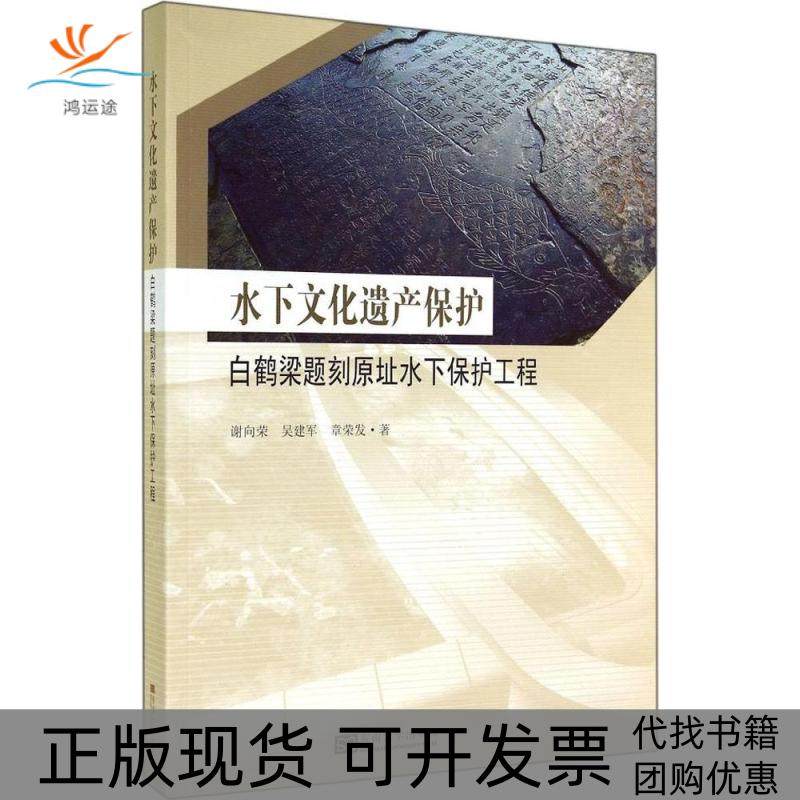 【正版书包邮】水下文化遗产保护白鹤梁题刻原址水下保护工程谢向荣东南大学出版社