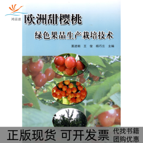 【正版书包邮】欧洲甜樱桃绿色果品生产栽培技术栗进朝河南科学技术出版社
