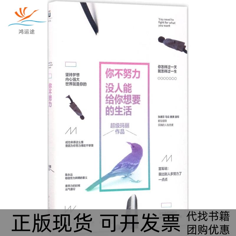 【正版书包邮】你不努力没人能给你想要的生活玛丽百花洲文艺出版社
