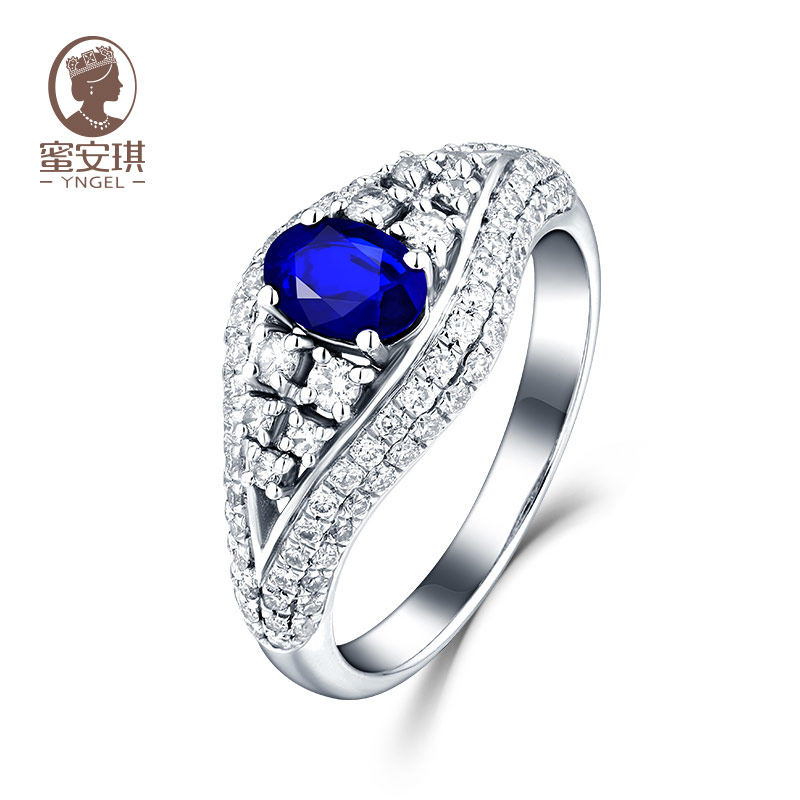 Yngel/蜜安琪0.51~3.37克拉蓝宝石戒指天然钻石18K金镶嵌宝石定制在类目 珠宝/钻石/翡翠/黄金, 彩色宝石/贵重宝石, 手饰中 - 来自Buy2taobao.com提供专业的淘宝代购服务