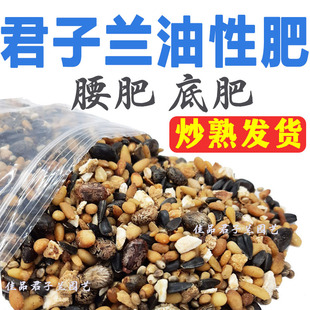 君子兰专用肥油性腰肥底肥麻子骨粉蓖麻子肥有机花肥促开花肥料