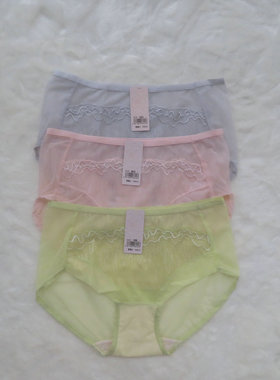 芭彩舒内裤中腰薄透气三角14131 与140134/140132/140131文胸配套