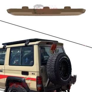 08-24丰田兰德酷路泽LC71LC76尾翼运动打孔定风翼lc71改装车顶翼