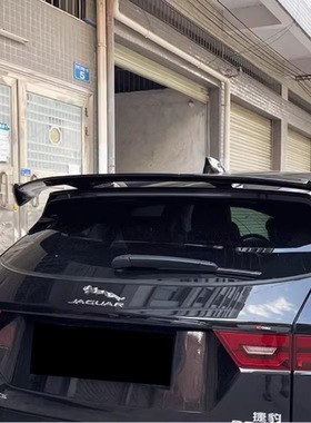 适用捷豹E-PACEF-PACE改装尾翼捷豹suv碳纤纹免打孔汽车配件尾翼