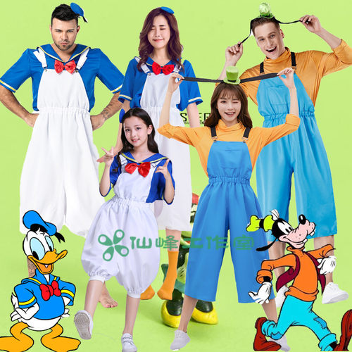 迪士尼米奇装动物服Donald Duck 唐老鸭高飞狗角色扮演服装Goofy