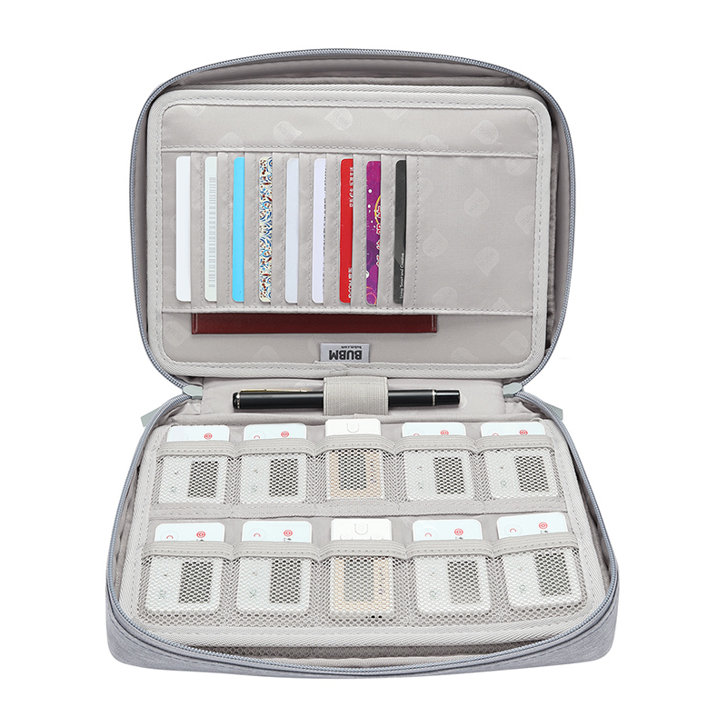 企业优盾u顿收纳包大容量印章印签收纳盒营业执照便携收纳袋财务