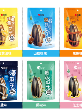洽洽瓜子108g焦糖蜂蜜芝士恰恰瓜子藤椒山核桃葵花籽零食瓜子3袋