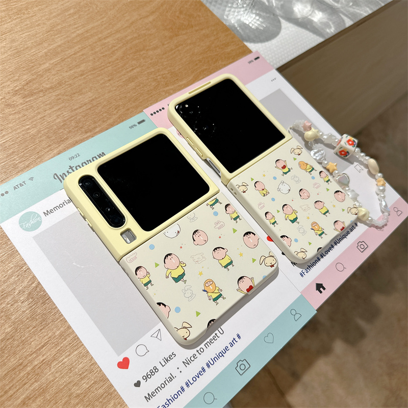 阿呆小白头像折叠屏手机壳