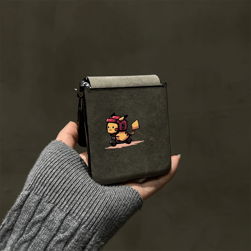 机车皮卡丘折叠屏手机壳