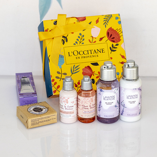 欧舒丹护手霜套装护手霜沐浴露身体乳香皂小样套装护士圣诞节礼物