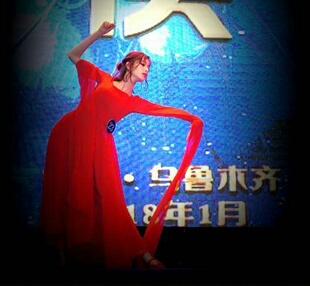 古典舞演出服女改良汉服红昭愿凉凉单色舞蹈服水袖 甄嬛传舞蹈服装