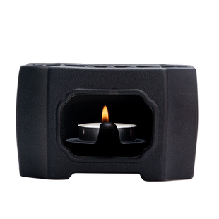 日式复古蜡烛温茶炉加热底座餐厅酒店暖茶热茶温茶器煮茶炉小火炉