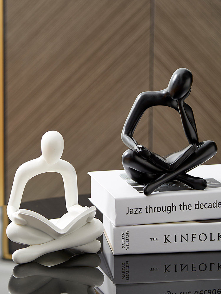 抽象人物桌面摆件创意高级感艺术小众家居客厅酒柜办公室装饰摆设