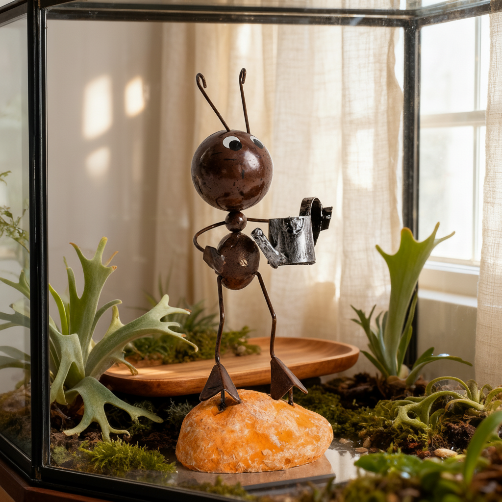 创意蚂蚁造型3D模型摆件