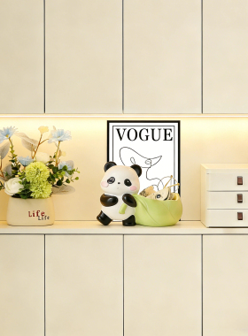 奶油风玄关装饰品摆件