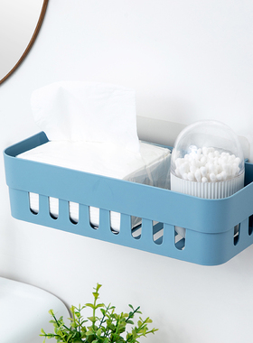 免打孔卫生纸浴室置物架厕所纸巾盒厕纸家用卫生间壁挂式卷抽纸盒