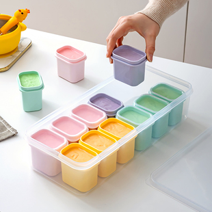 婴儿辅食收纳盒独立存储冷冻肉泥浓汤宝宝专用可蒸煮分装保鲜盒