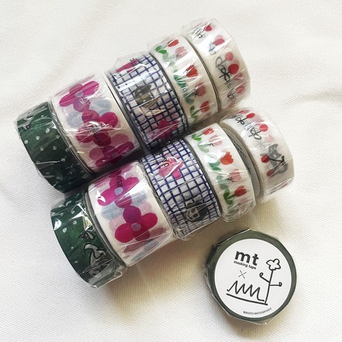 MT和纸胶带 2025夏季限定和纸胶带丝光白松林诚EX 手帐素材5米卷