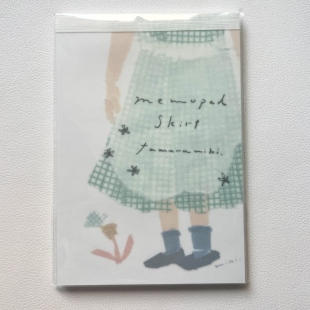 【现货】日本手纸社便签本 alacarudo 布丁 田村美紀 裙摆苹果