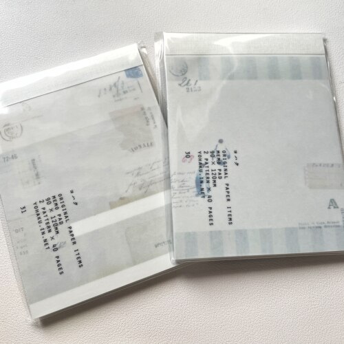 现货日本yohaku冬日栖居便签本