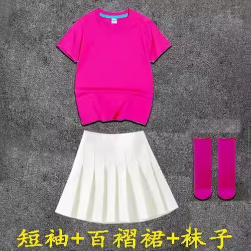 儿童青春活力运动会服彩色舞蹈服