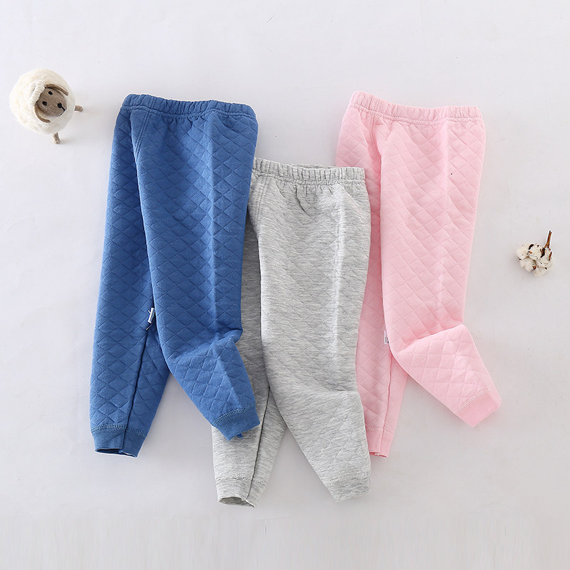 儿童三层保暖裤纯棉秋冬男童夹棉裤加厚长裤女童打底裤中大童秋裤,童装/婴儿装/亲子装,保暖裤,淘宝优惠券,粉丝福利购,淘宝优惠卷
