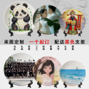 饰摆盘活动礼品团购 盘子定制图案照片定做纪念艺术陶瓷盘礼品画装
