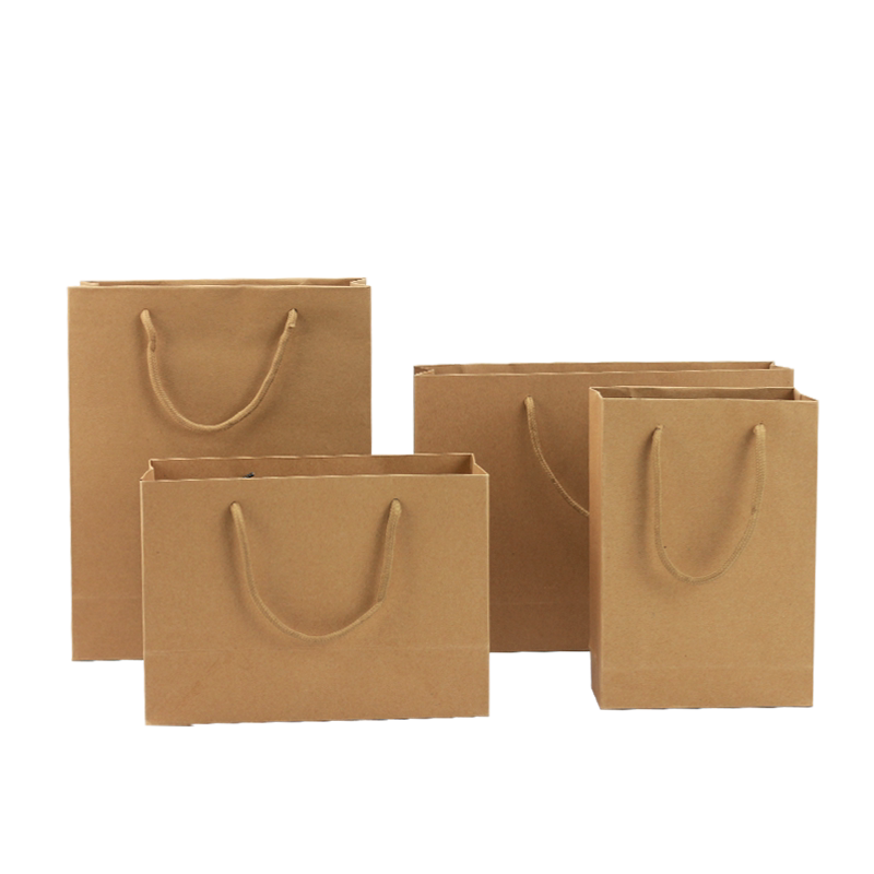 现货牛皮纸袋印刷环保购物袋服装
