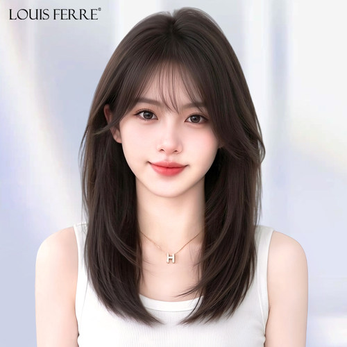 【新升级48cm】假发女长发真人发