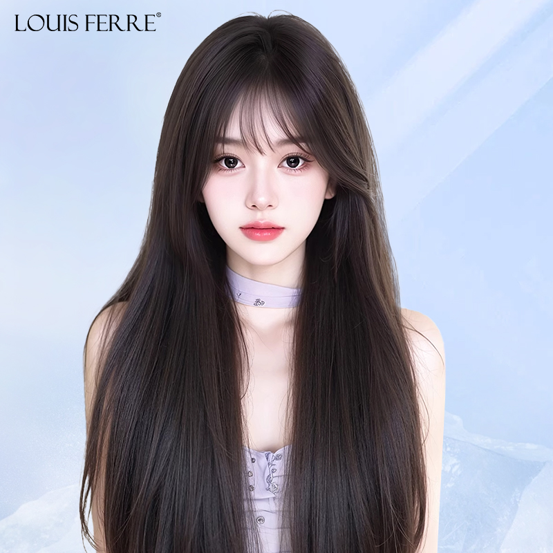 louisferre假发女全真人发丝
