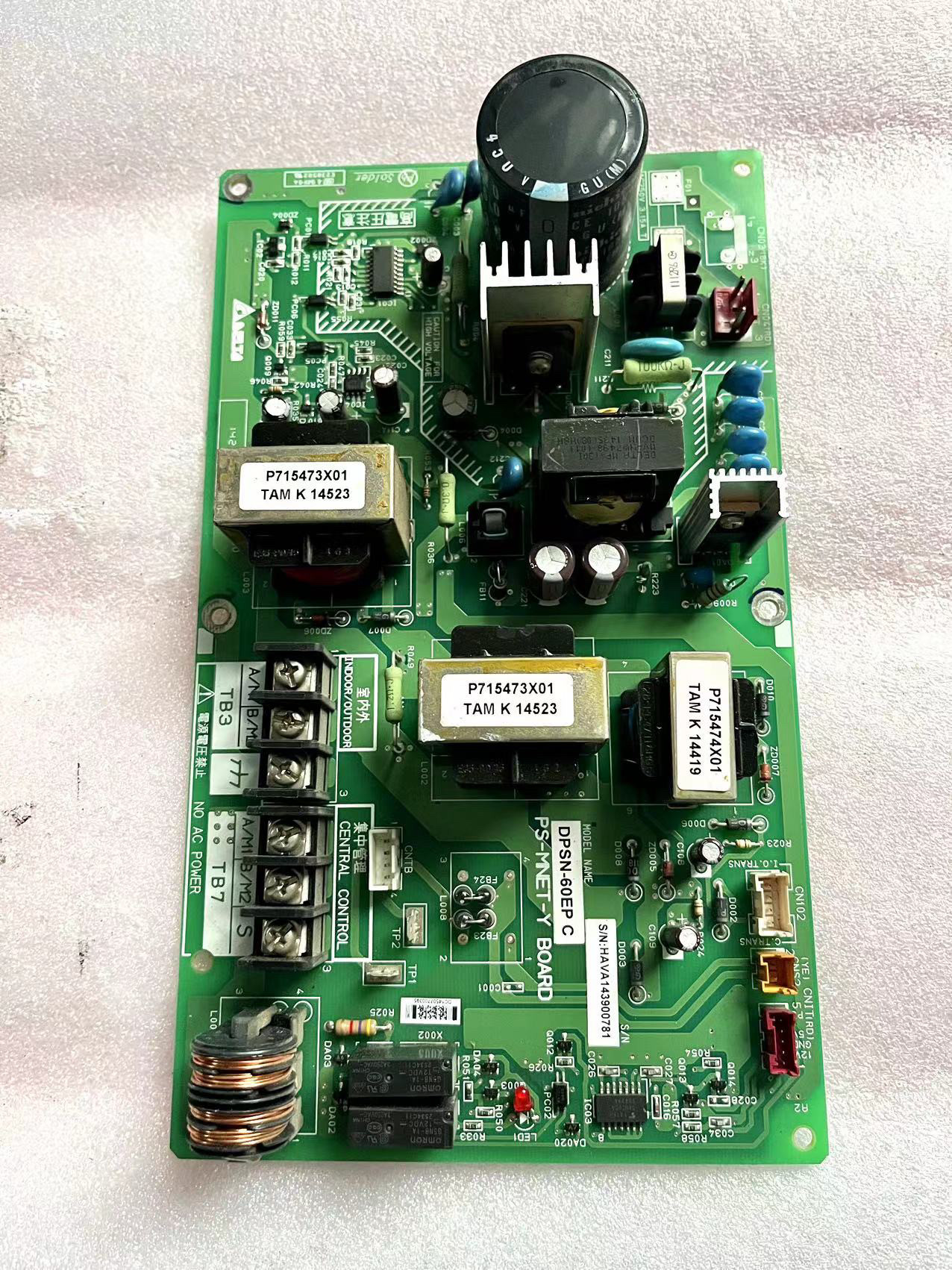 三菱电机中央空调电源 通讯板 DPSN-60EP C PS-MNET-Y BOARO 主板