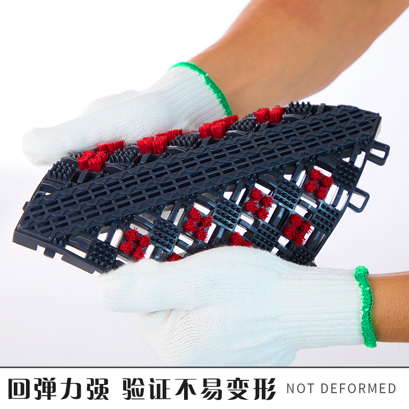 商用进门除尘防滑拼接地垫刮泥毛刷脚垫商场酒店门口防滑进门地毯