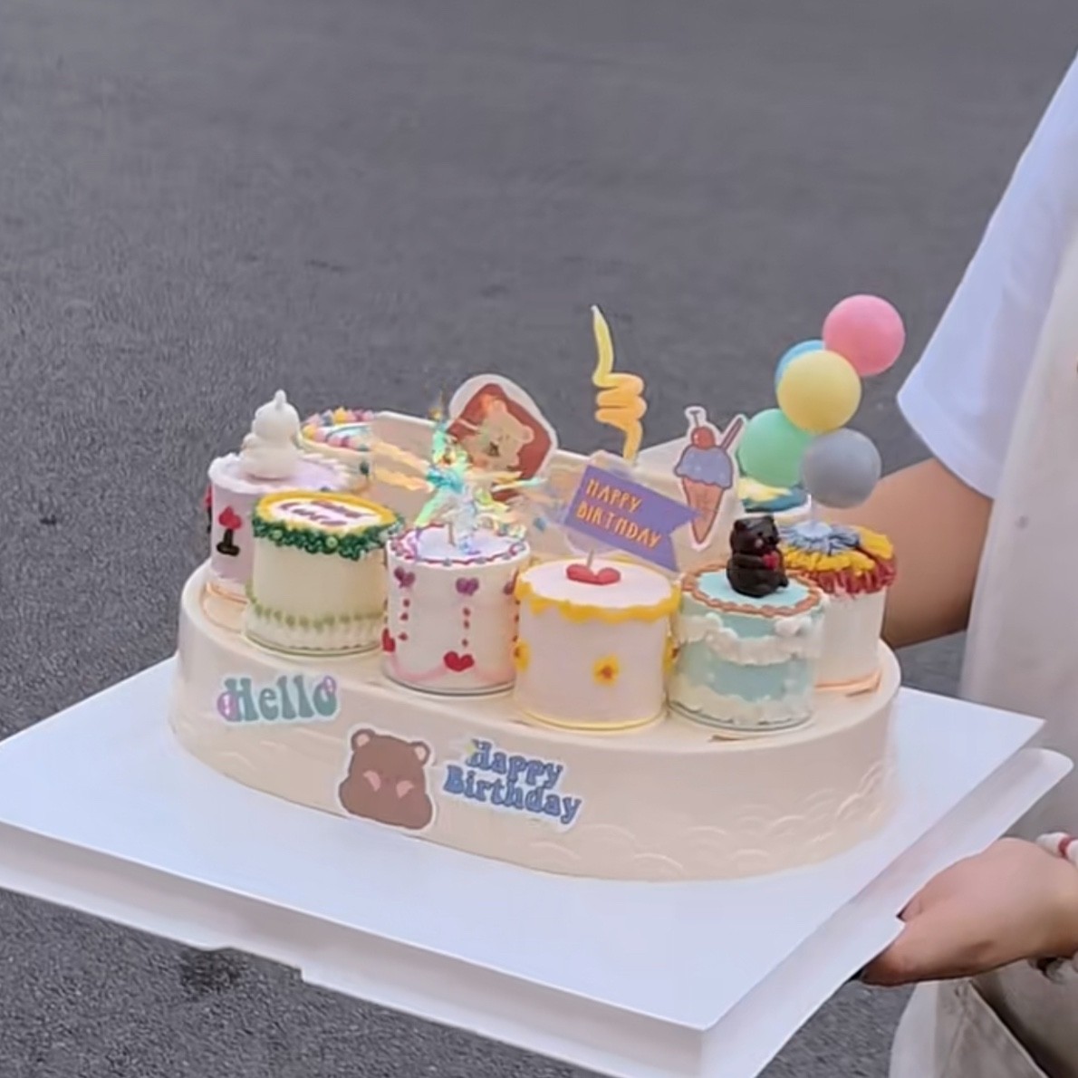 烘焙蛋糕装饰自动旋转甜品机蛋糕托盘转转盘生日蛋糕装饰甜品台