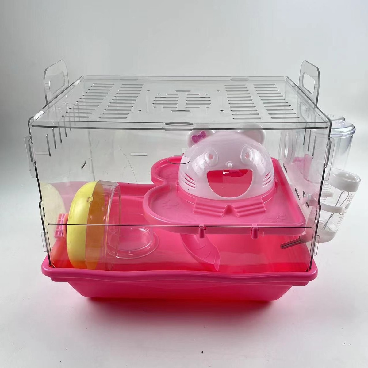 热销仓鼠笼子专用亚克力全套超大的别墅金丝熊透明饲养箱城堡用品