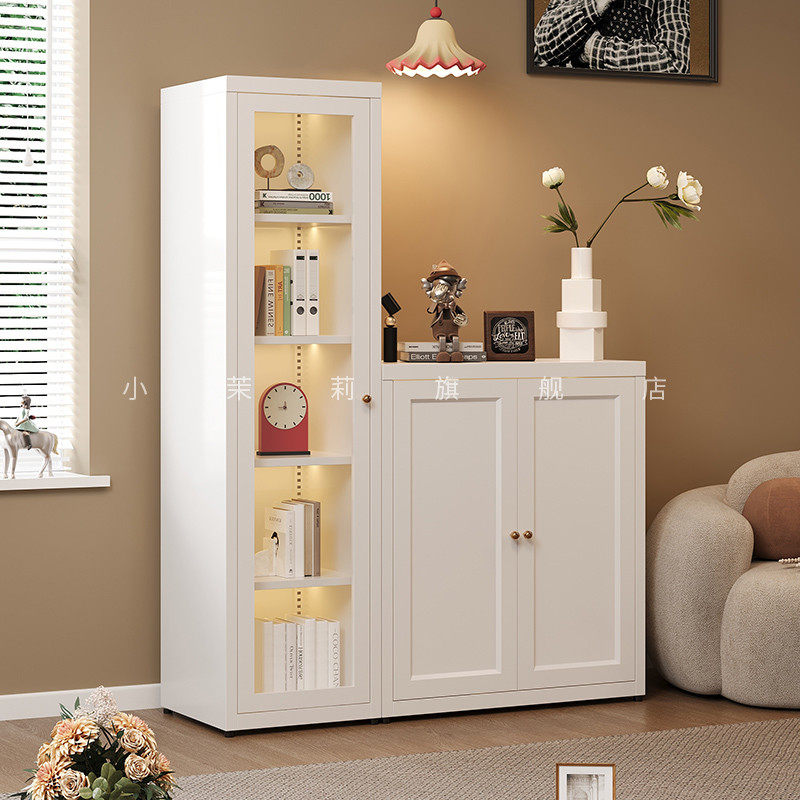 客厅书房展示柜书柜家用儿童书架玻璃门窄柜高脚落地经济型置物柜,住宅家具,儿童书柜,淘宝优惠券,粉丝福利购,淘宝优惠卷