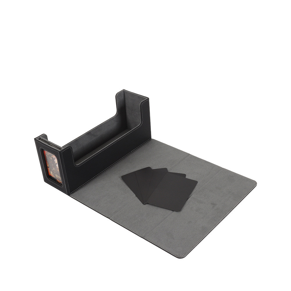 新款开窗大容量盒砖卡卡砖箱35pt球星卡砖收纳盒收藏盒万智牌卡盒