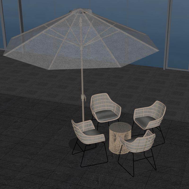 户外编藤桌椅市政园林景观花园庭院民宿售楼部露天休闲桌椅组合,住宅家具,桌椅套件,淘宝优惠券,粉丝福利购,淘宝优惠卷