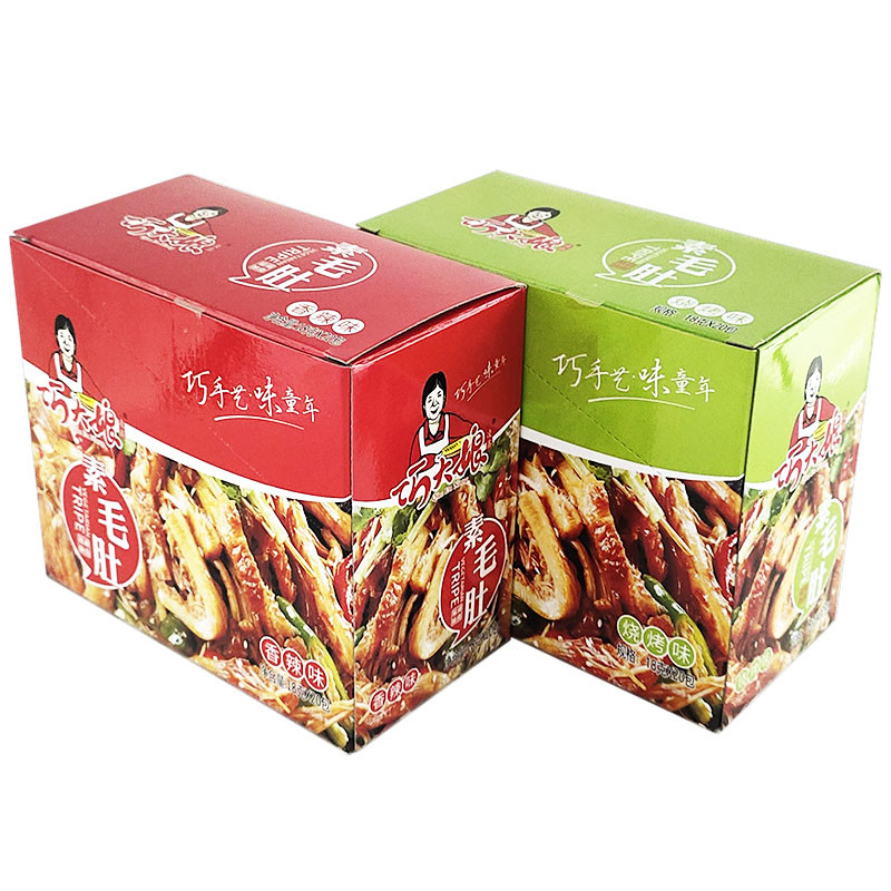 巧大娘素毛肚湖南特产休闲麻辣零食小吃香辣味素毛肚40包/份包邮