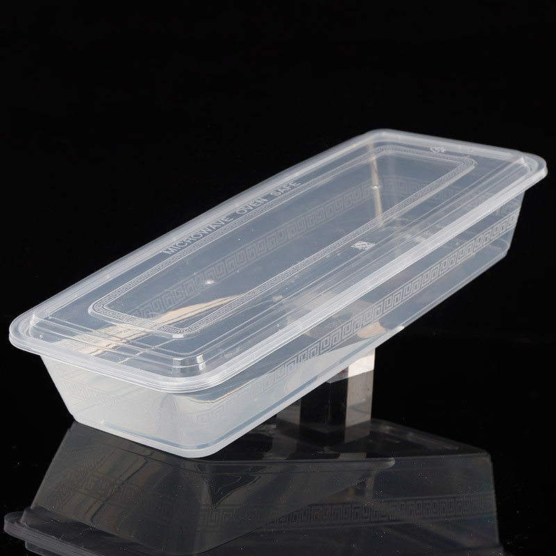热销4300ml打包鱼盒一次性餐盒批发烤鱼烤串外卖打包盒长方形